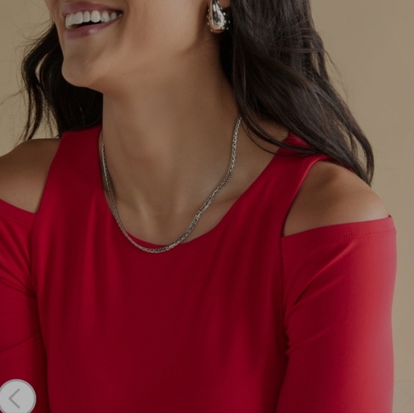 NWT YUMMI RED BODYSUIT SIZE LARGE - Picture 3 of 7